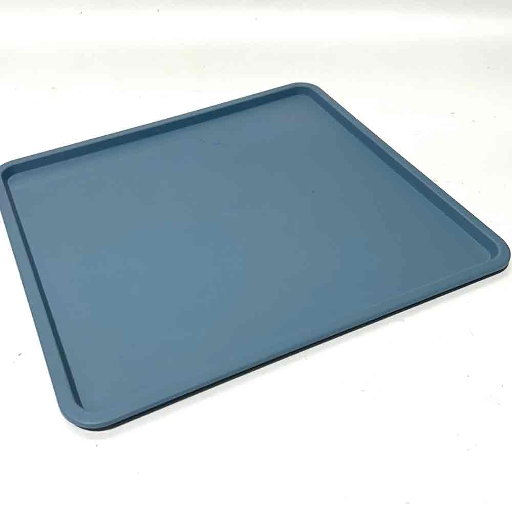  TRAY, Blue/Grey Hospital Style 40cm x 36cm